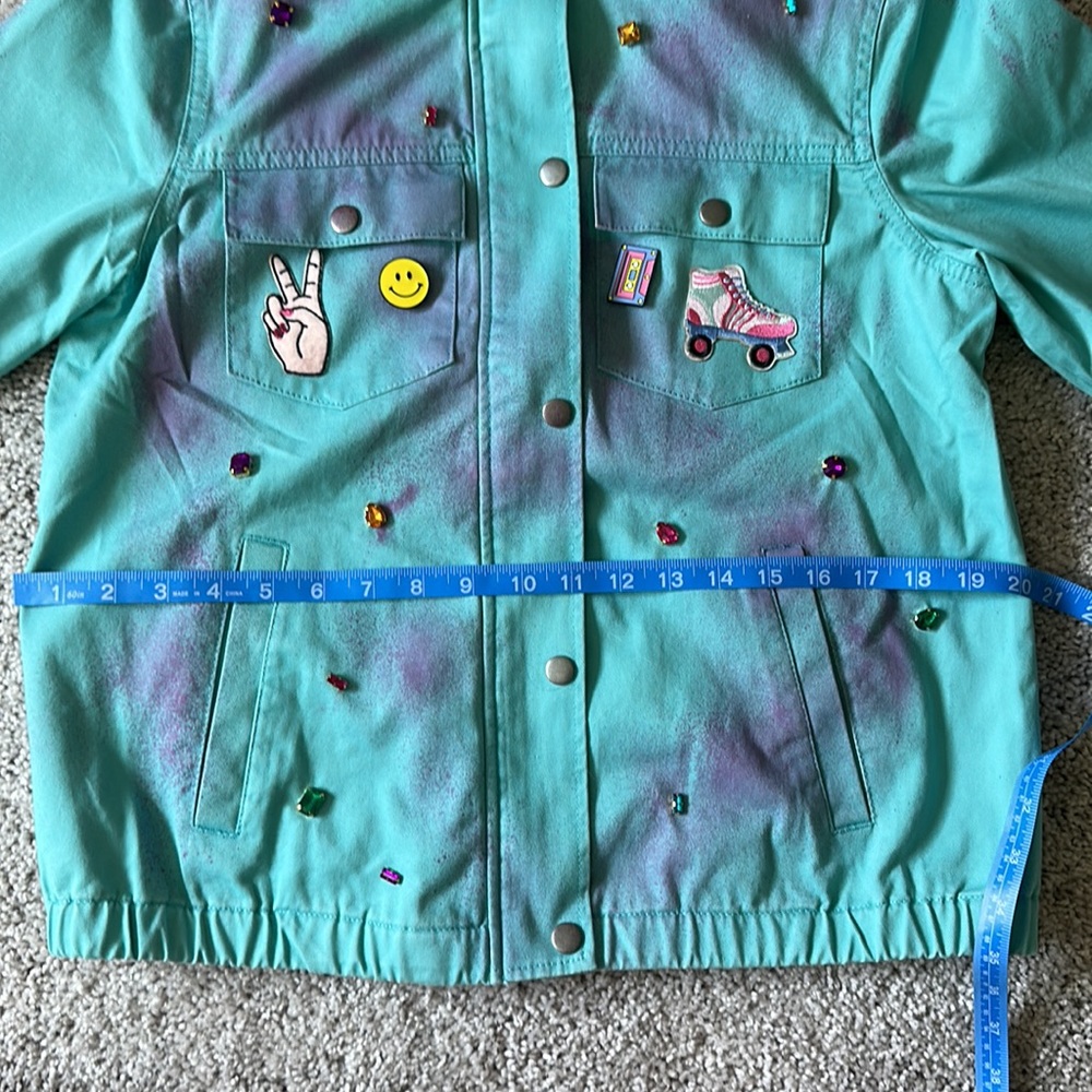 Handmade painted jacket. - Picture 13 of 17